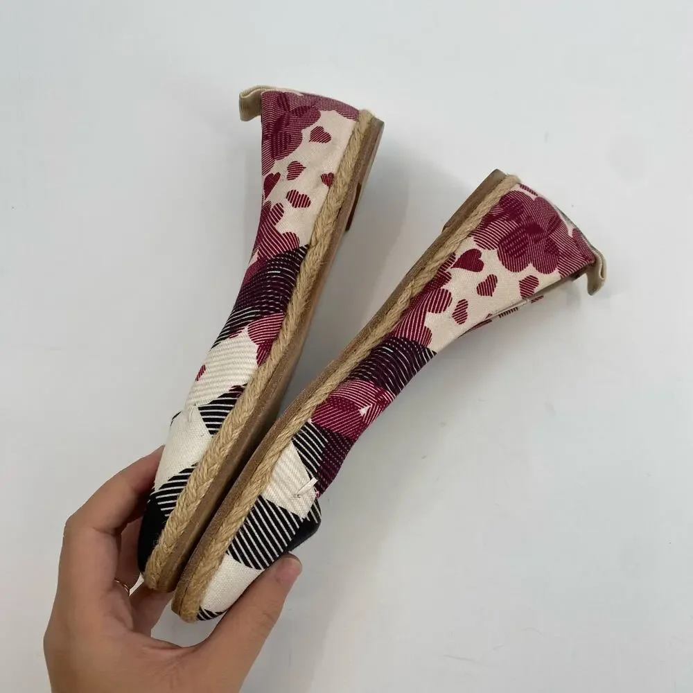 Burberry 37 plaid round toe espadrilles - Picture 3 of 8